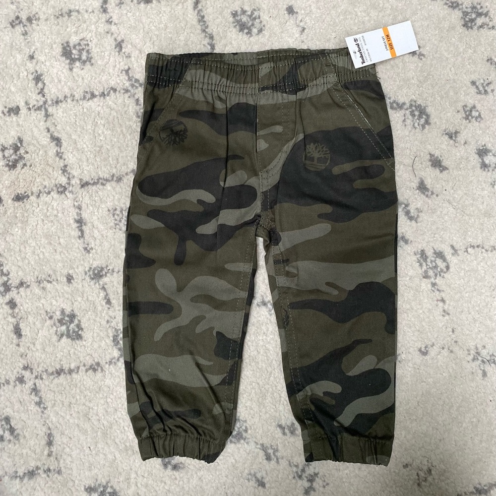 Timberland Camouflage Boy Pants -12 month NWT